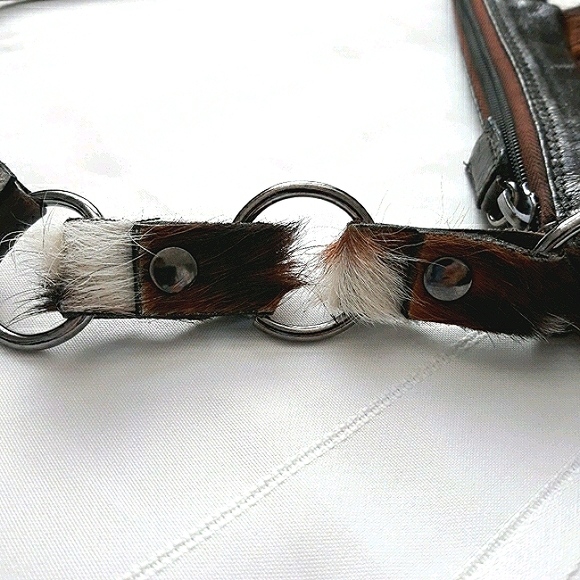 Cowhide Shoulder Purse - Picture 8 of 14